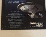 Star Trek The Next Generation Trading Card Season 5 #510 Credit Card - £1.55 GBP