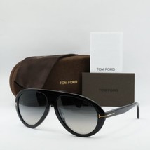 TOM FORD FT0988 01B Shiny Black/Gradient Smoke 60-15-140 Sunglasses New ... - $3,898.17 MXN