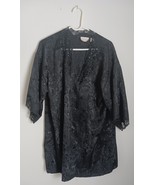 VTG Victoria’s Secret Black Beaded House Robe  One Size Fits All Pre Owned - $370.26 MXN
