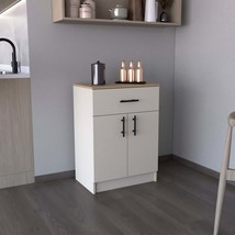 33&quot; Pantry Cabinet: 2 Doors, Shelves, Drawer - $223.99