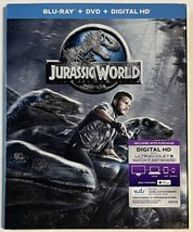 Jurassic World - Blu-ray &amp; DVD 2015 - Chris Pratt, Bryce Dallas Howard - £4.68 GBP
