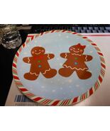 Royal Norfolk &quot;Gingerbread Boy &amp; Girl&quot; Ceramic Dessert Lunch Plate 8&quot; NEW - $366.59 MXN