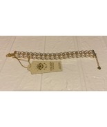 Eye CandybLos Angeles double strand full pearl bracelet with rhinestones - $49.95