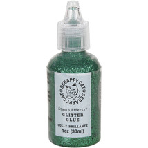 Scrappy Cat Glitter Glue 30ml Green - £12.20 GBP