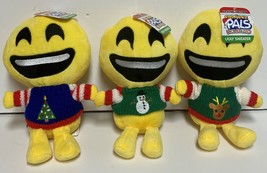 Emojeez Smiley Face Ugly Sweater Plush Doll NWT Holidazed Pals Special Edition - £6.38 GBP+