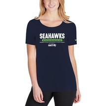 Seattle Seahawks Womens Nike Cotton Team Scoop S/S T-Shirt - Medium - NWT - £15.44 GBP