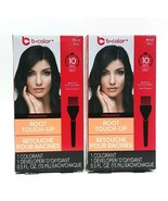 LOT 2 b.Color Permanent Root-Touch Up 10 Minute Formula Hair Color Black... - £11.89 GBP