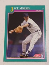 Jack Morris Detroit Tigers 1991 Score Card #114 - £0.77 GBP