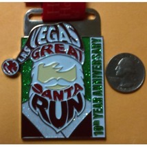 Las Vegas Great Santa Run 10th Year Anniversary Medal - £10.26 GBP