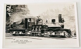 1926 RPPC, Old locomotive from the 1926-1940s California- Very good. - $9.49