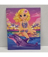 Lisa Frank Cassie Surfer Girl With Dolphin Pocket Folder 2011 - €14,68 EUR
