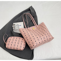 Tote Bag Two-Piece Suit Mother Bag Casual Large Capacity Shoulder Bag Printed Co - £40.06 GBP