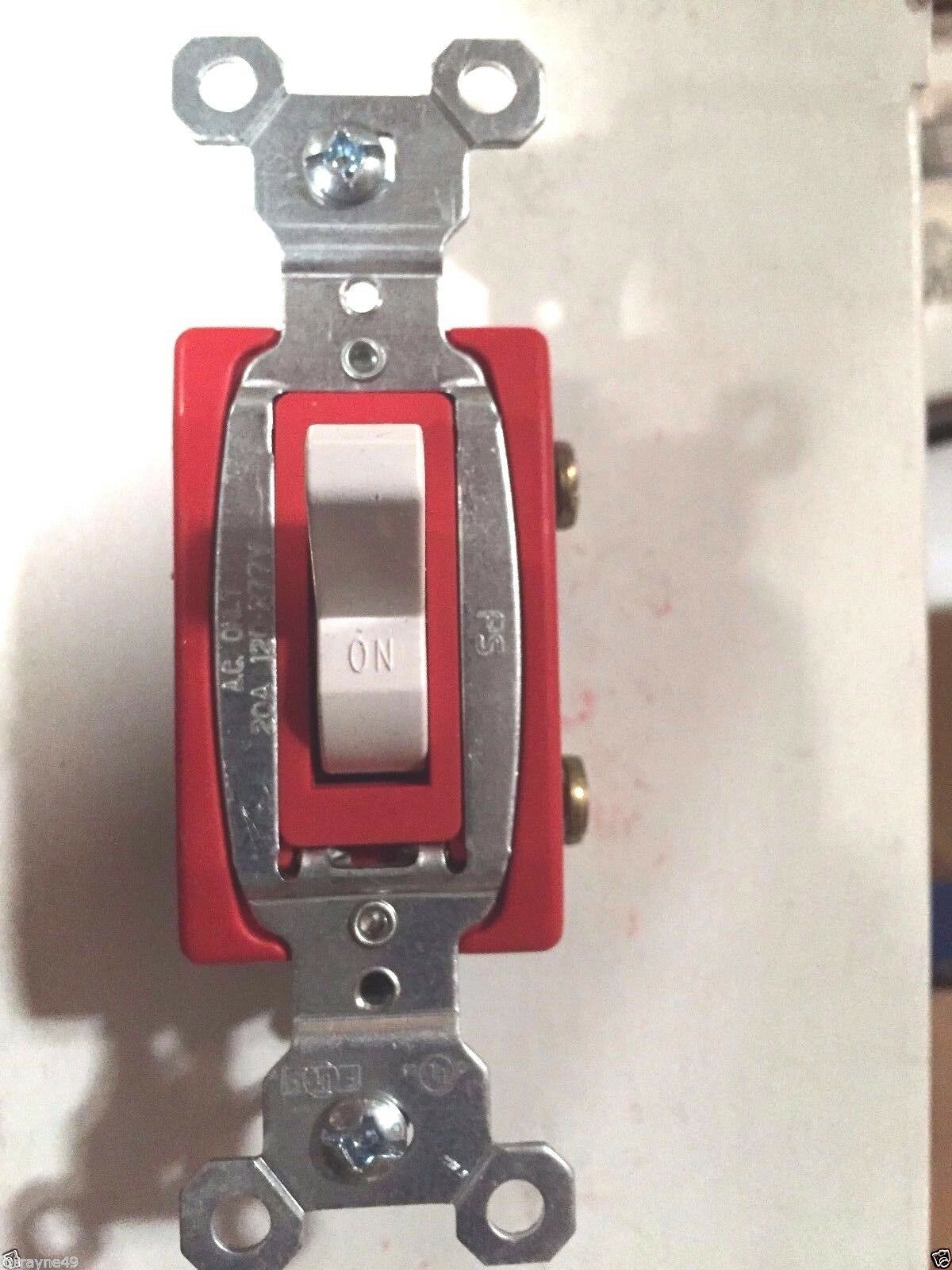 R3 1PC PASS&amp;SEYMOUR CS20AC1-W Commercial Spec Grade Switch 1P 20A 120/27... - $3.75