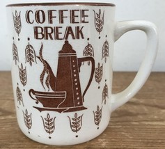 Vtg 50s Mid Century Coffee Break Pennsylvania Dutch Japan Ceramic Glazed... - $36.62
