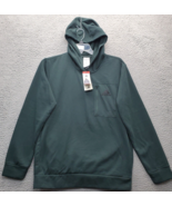 adidas Hoodie Mens Medium Green Fleece Lined Regular Fit Long Sleeve Pul... - $42.18 CAD