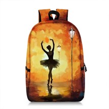 Cute Ballet Dancer Print Backpack for Teenager Girls School Bags Women Ruack Lap - £119.32 GBP