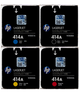 OEM HP Laserjet M479 M454  414A Set /4 Toners HP 414A W2020A W2021A W202... - $485.99