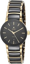 Rado Women&#39;s Centrix Automatic Watch with High-tech Ceramic, Stainless Steel/PVD - £1,481.08 GBP