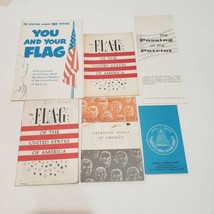 Lot of Mini Booklets American Flag Songs Patriots Pledge - $13.85