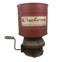 Vintage Cyclone Seeder Walking Seed Spreader Urbana Indiana USA Red NO STRAP - £63.99 GBP