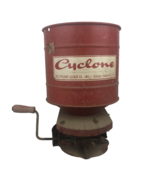 Vintage Cyclone Seeder Walking Seed Spreader Urbana Indiana USA Red NO S... - £64.18 GBP
