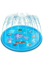 Splash Play Mat 68 inch Large Size Inflatable Sprinkler Pad (a) - £96.59 GBP