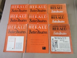 Vintage Motion Picture Herald Better Theatres Magazine Lot of 9 Magazines   20 - £289.79 GBP