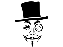 Anonymous Monopoly Man Vinyl Decal Car Truck Sticker CHOOSE SIZE COLOR - $2.77+