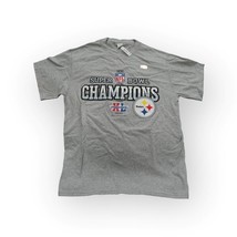 Pittsburgh Steelers NFL Fútbol Súper Cuenco XL Campeones Camiseta para Hombre Sz - £34.75 GBP