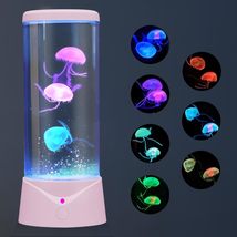 BiKiBao Jellyfish Lamp with 9 Color Changing 2 Mode Portabe Jelly Fish Night Lig - £17.16 GBP