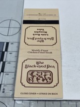 Matchbook Cover  The Black Eyed Pea  Little Rock. Memphis, Tulsa   gmg  ... - $12.38