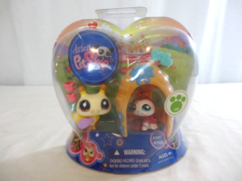 Littlest Pet Shop LPS Valentines Pets Bumble Bee #1987 &amp; Ladybug #1988 NEW - £24.06 GBP