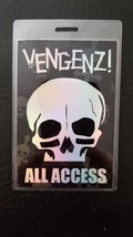 VENGEANCE - ORIGINAL VENGENZ! WORLD TOUR PASS #101 LAMINATE BACKSTAGE PASS - $49.39 CAD
