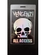 VENGEANCE - ORIGINAL VENGENZ! WORLD TOUR PASS #101 LAMINATE BACKSTAGE PASS - $36.00