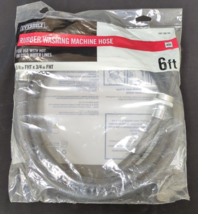 Everbilt Rubber Washing Machine Hose 6 foot 3/4 x 3/4 - £4.66 GBP