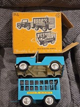 Buddy L Colt Teal Zoo-A-RAMA Pressed Steel Trailer Original Box Vintage Toy 5288 - $282.00