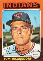 1975 Topps Mini Tom Hilgendorf 377 Indians VG - £0.79 GBP