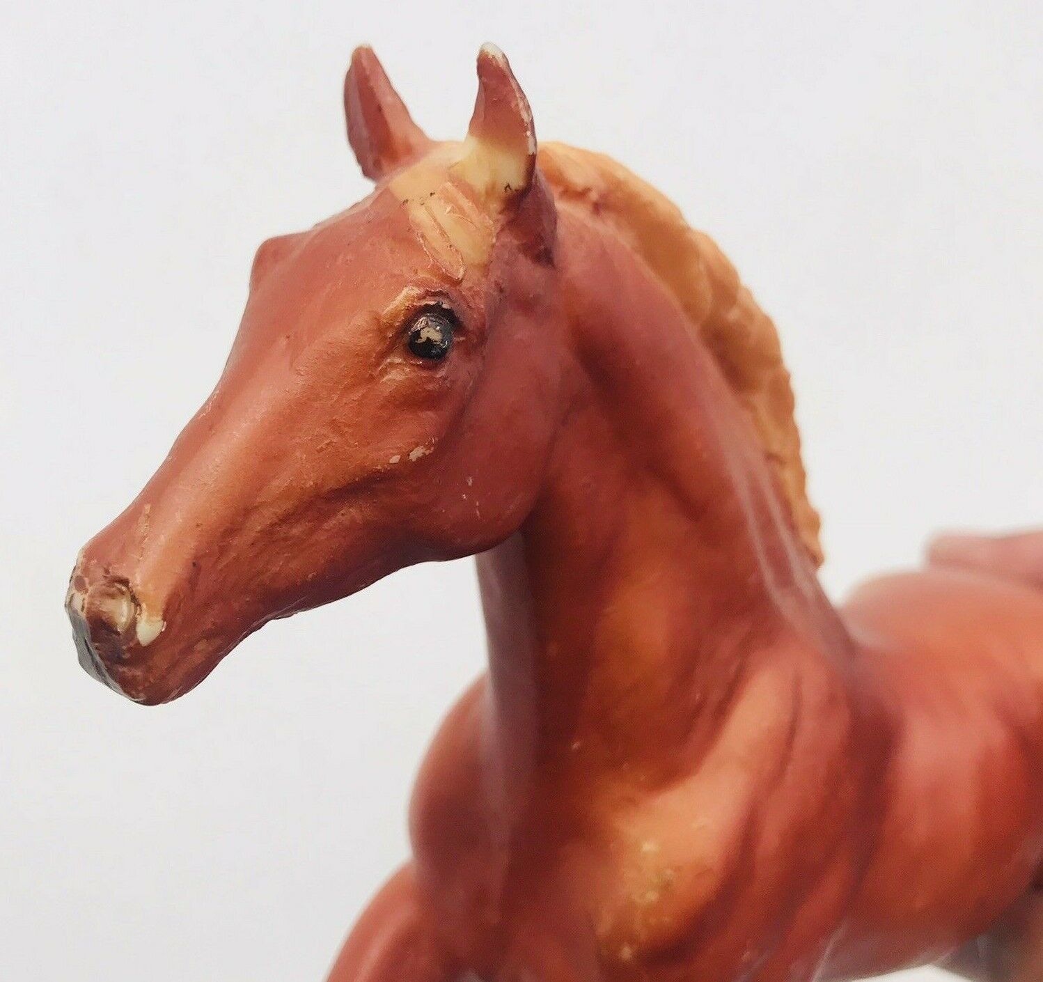 Vintage Breyer Horse Chestnut Stock Horse Foal Figurine -- 6.5" Tall -- 8" Long - $18.49
