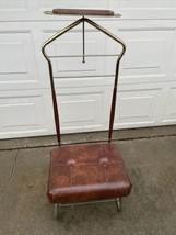 Vintage MCM Butler’s Chair Suit Valet With Seat - £100.90 GBP