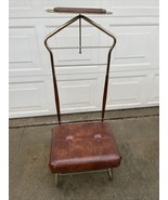 Vintage MCM Butler’s Chair Suit Valet With Seat - $176.09 CAD