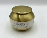 Candlefish No. 009 Marine Rose Moss Tin Candle 7.5 oz Gold Bs261 - $26.17