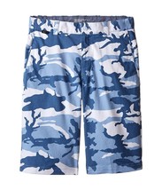 Nike Youth Kids-Print Flat Front Shorts Ocean Fog/Blue Gray-Large (14-16) - £27.06 GBP