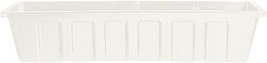 Novelty 2182, White, 18-Inch Poly-Pro Plastic Flower Box Planter. - $44.98