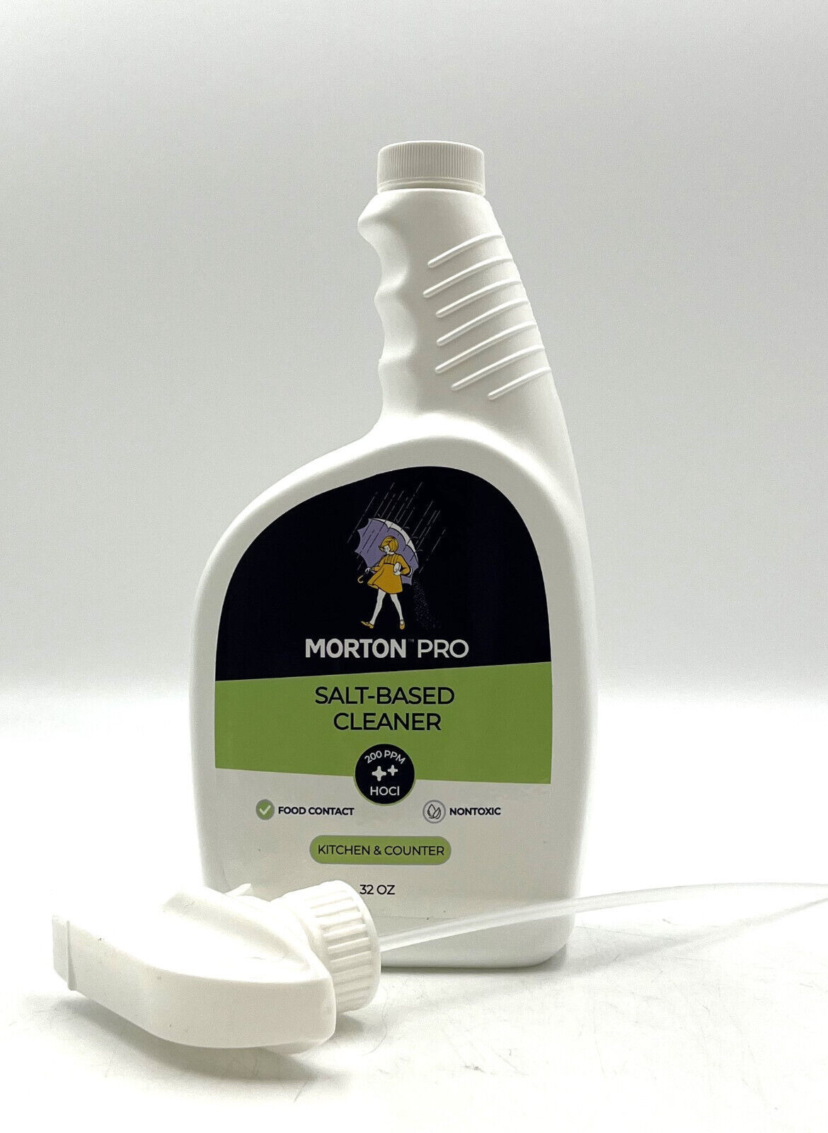 Morton Pro Salt-Based Cleaner For Kitchen & Counter Nontoxic 32 oz