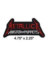 Metallica Master of Puppets Rock and Roll Embroidered Iron On Patch 4.75... - £3.74 GBP