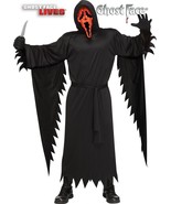 Adult Scream Ghost Face Lives 25th Pumpkin Mask Mens Halloween Costume F... - £63.55 GBP