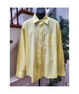 Nautica Men Yellow Cotton Collared Long Sleeve Casual Button Down Shirt ... - €21,26 EUR