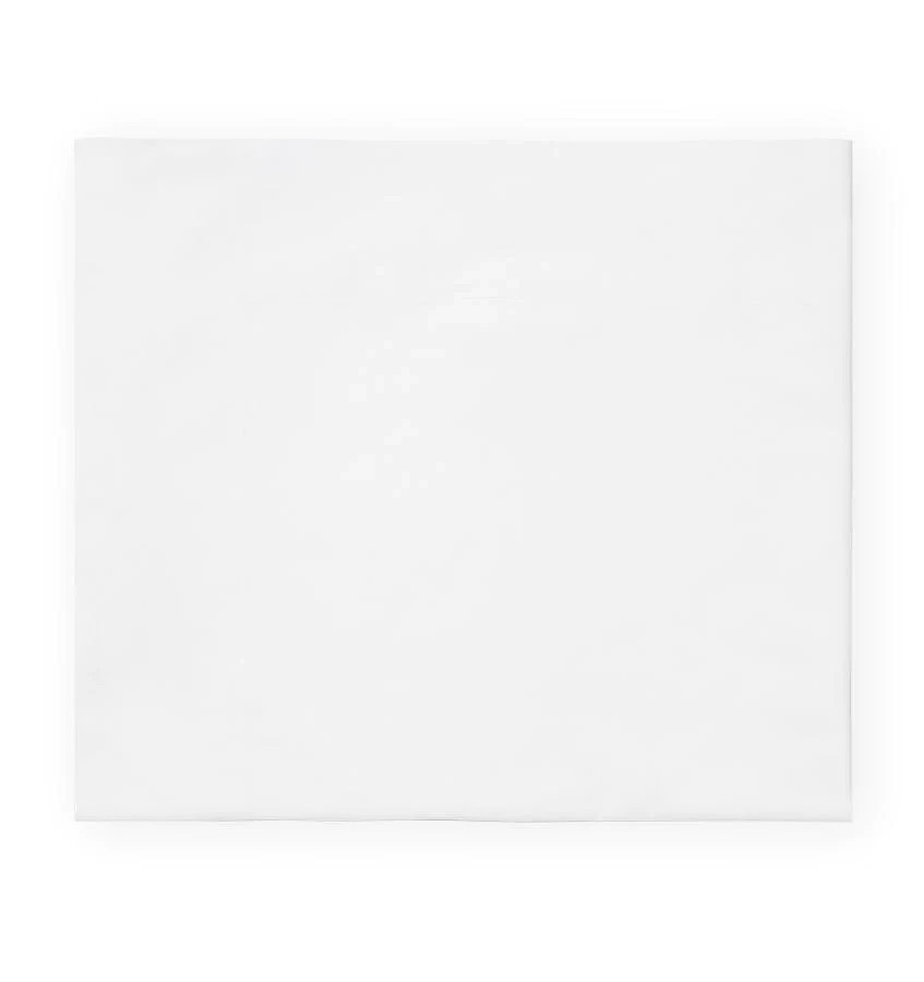 Sferra  Corto Celeste White Standard Pillowcases Cotton Percale 406TC Italy NEW Item image 7