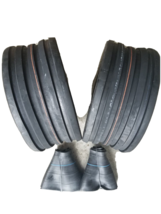 2 - 18x8.50-8 Vredestein V61 6-Ply 5-Rib Deep Tires and Tubes - $205.00