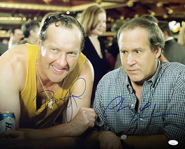 Chevy Chase Randy Quaid Signed 16x20 National Lampoons Vegas Vacation Photo JSA - £213.24 GBP